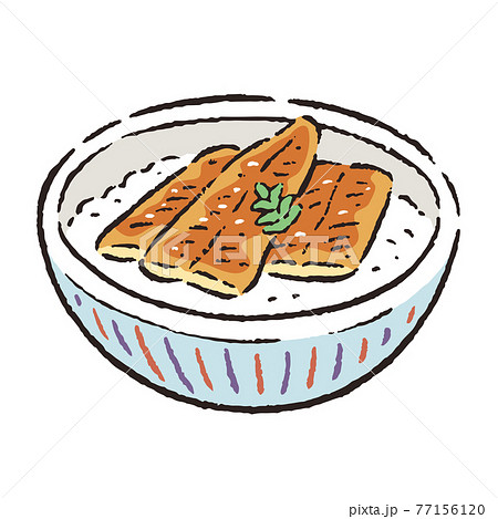 うな丼のイラスト素材