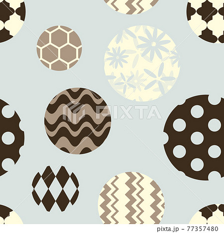 ベージュ ドット 背景 水玉のイラスト素材