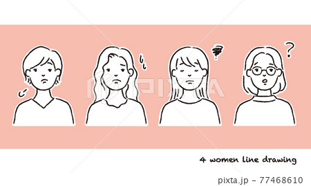 顔抜きのイラスト素材