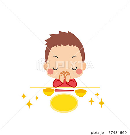 食事マナーのイラスト素材