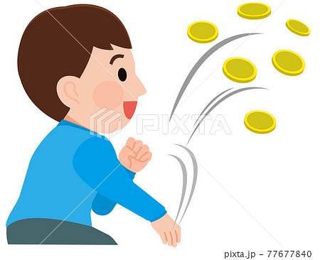 投げるのイラスト素材