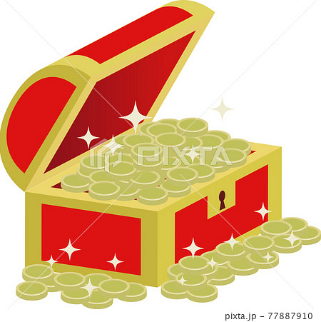 宝箱のイラスト素材集 ピクスタ