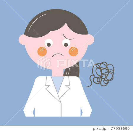 養護教諭 表情のイラスト素材