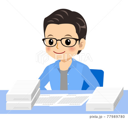 署名のイラスト素材