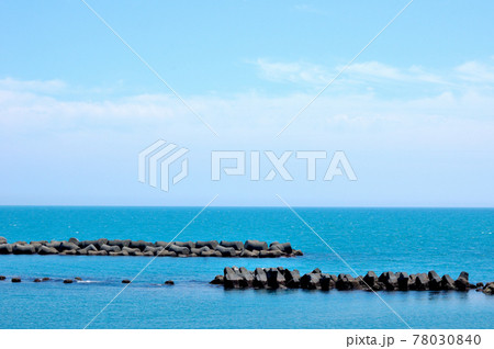 しらす雲の写真素材