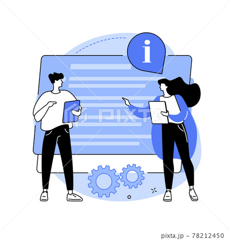 ガイドヘルプのイラスト素材