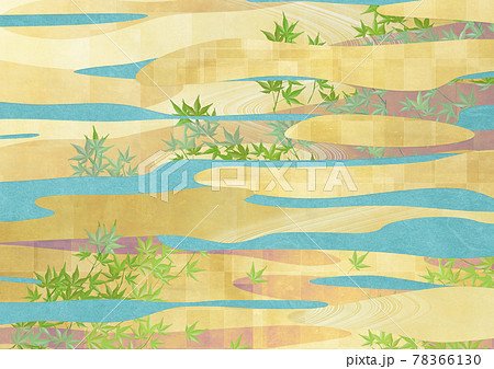 和風ラインのイラスト素材