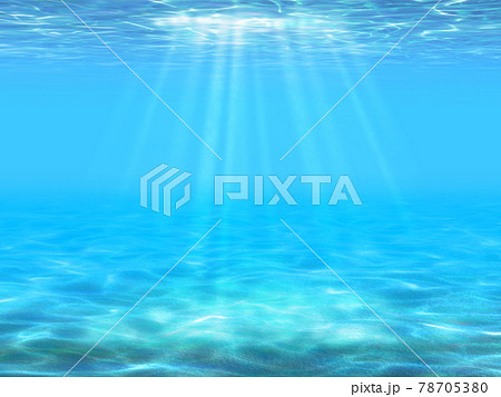 深い海の写真素材