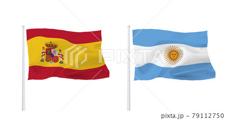 スペイン国旗のイラスト素材集 ピクスタ