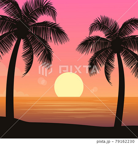 ハワイの景色の写真素材