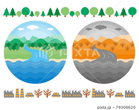 川 池のイラスト素材集 ピクスタ