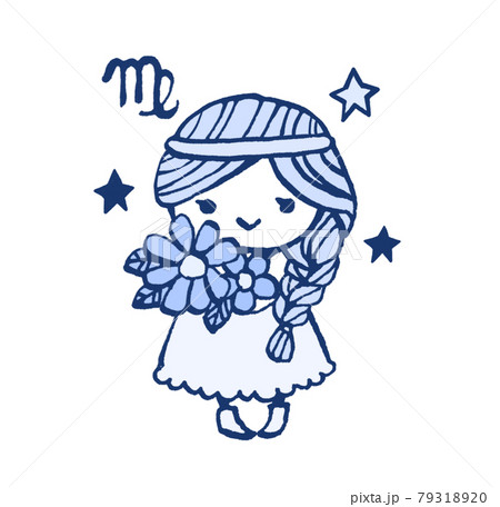 乙女座＊待ち受けイラスト | ＊satoyuka＊illustrations