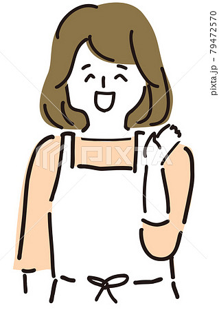 幼稚園の先生 かわいいのイラスト素材