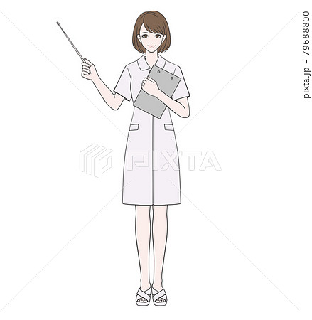 立ち絵 女の写真素材