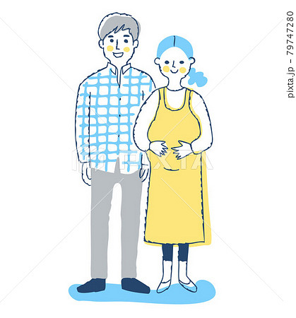 Group of Pregnant Women are Embracing Standing on a White Background.  Courses Expectant Mothers Stock Illustration - Illustration of family,  drawing: 135906842