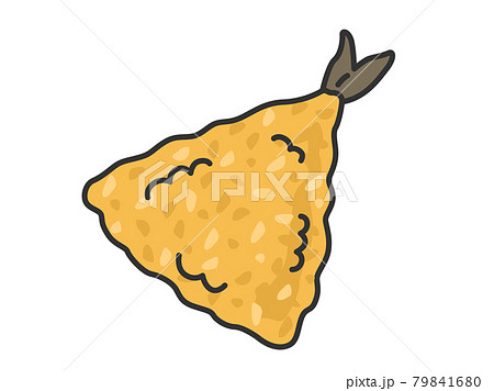 アジフライのイラスト素材