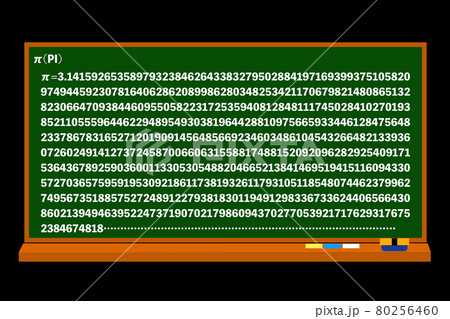 円周率のイラスト素材
