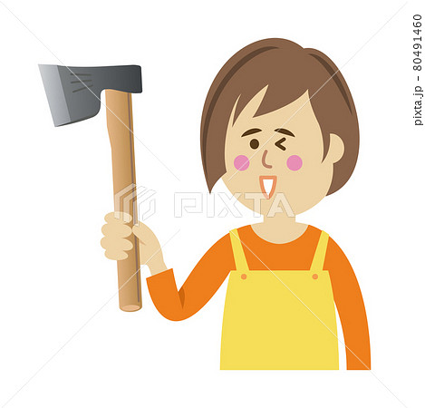 斧のイラスト素材集 ピクスタ