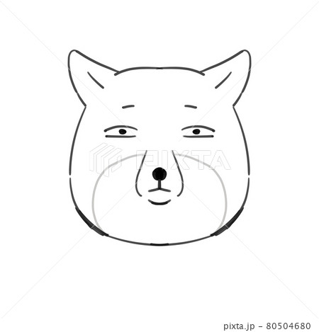 チベットスナギツネのイラスト素材