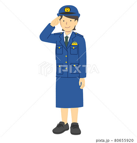 お巡りさんのイラスト素材 お巡りさんのイラスト素材