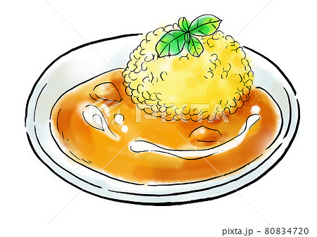 カレーのイラスト素材集 ピクスタ