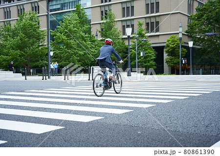 コミュニティ道路の写真素材