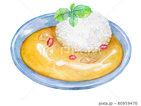 カレーのイラスト素材集 ピクスタ