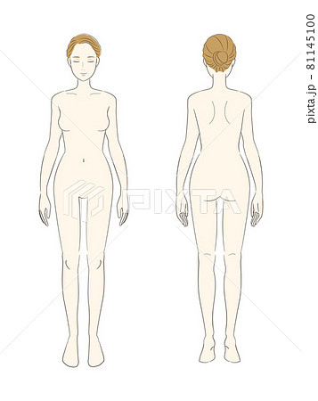 Full body woman - Stock Illustration [67071836] - PIXTA