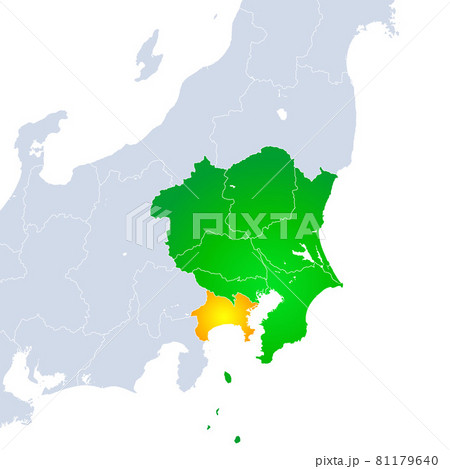 神奈川県のイラスト素材