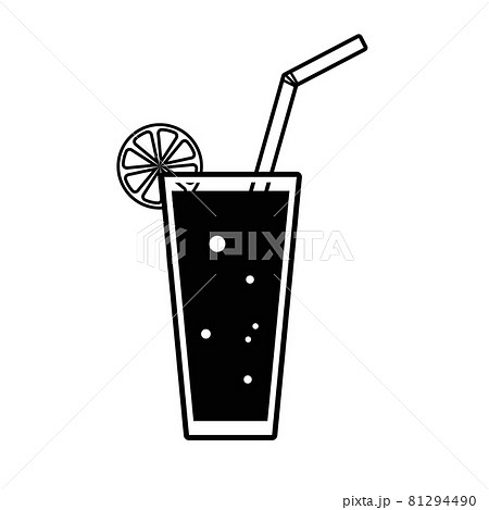 ジュース ソフトドリンク 飲物 グラス ストロー イラストの写真素材 ジュース ソフトドリンク 飲物 グラス ストロー イラストの写真素材