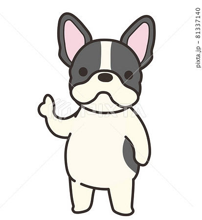 フレンチ ブルドッグのイラスト素材