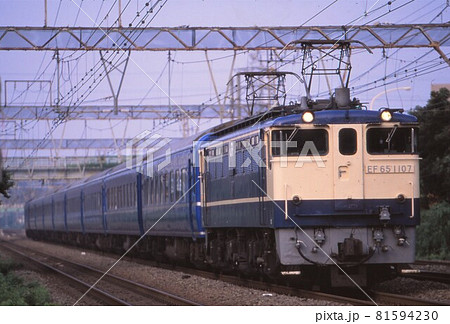 鉄道 寝台列車 ブルートレイン 14系の写真素材 - PIXTA