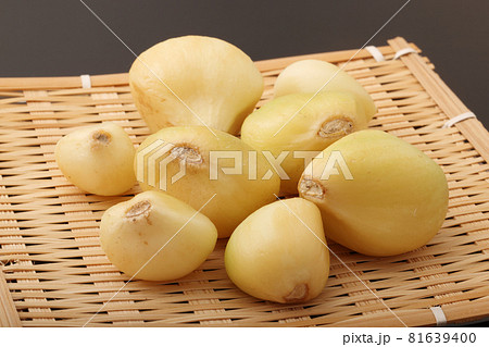 無臭ニンニクの写真素材