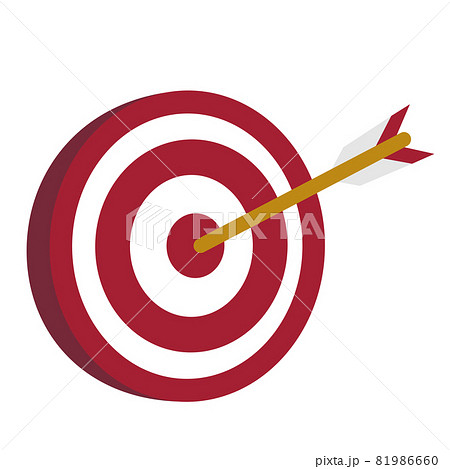 的当てのイラスト素材