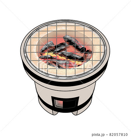 七輪のイラスト素材