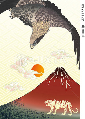 日本画 鷲鷹 河鍋暁斎 白鷲に猿図 1884年 鳥 幕末絵師