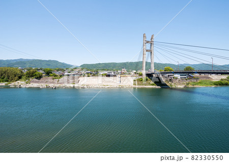 四国三郎橋の写真素材