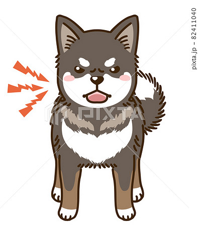 土佐犬のイラスト素材
