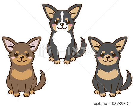 チワワのイラスト素材集 ピクスタ