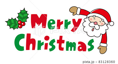 文字 メリークリスマス アルファベット ロゴの写真素材 - PIXTA