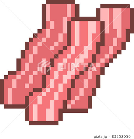 食べ物 ドット絵 フード イラストのイラスト素材