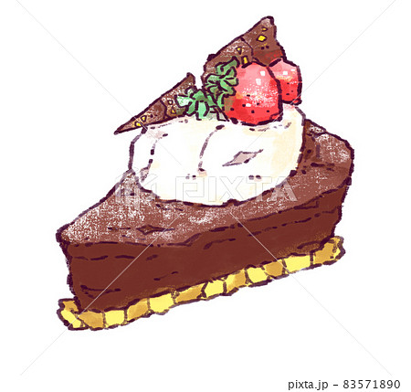 ガトーショコラのイラスト素材 5710