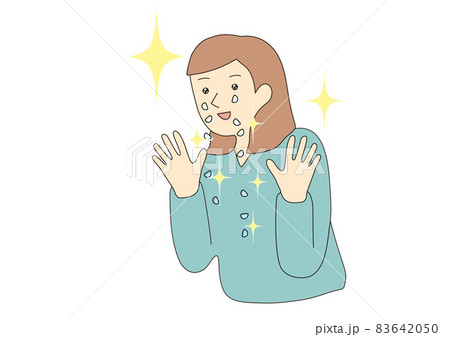 目から鱗のイラスト素材