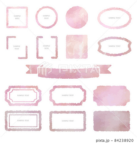 スモーキーピンクの写真素材