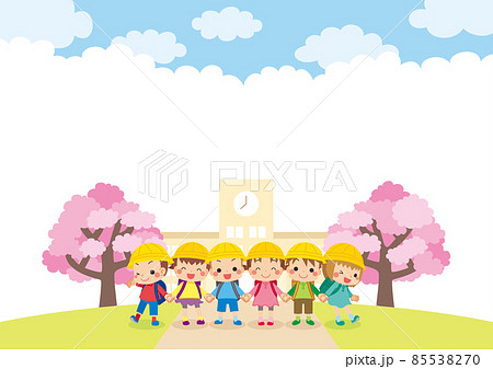 小さい女の子のイラスト素材