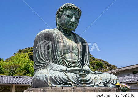 鎌倉大仏の写真素材
