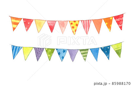 フラッグのイラスト素材