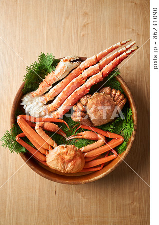 蟹料理の写真素材