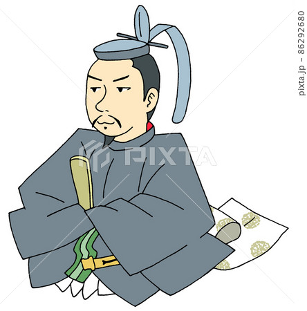 平安時代 貴族 男性のイラスト素材