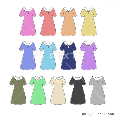 洋服のイラスト素材